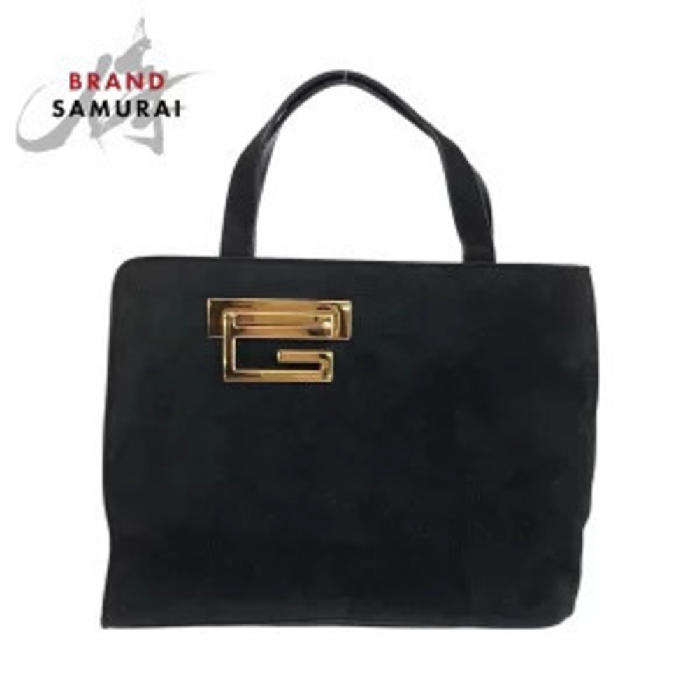 Gucci Handbag tote bag black of suede